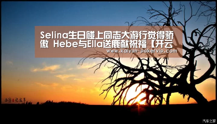 Selina生日碰上同志大游行觉得骄傲 Hebe与Ella送鹿献祝福【开云官网】(图1) 开云登录